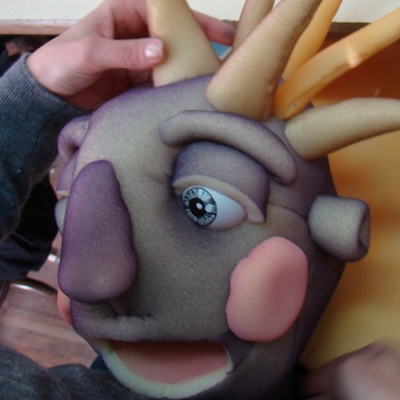Marionetas em Esponja